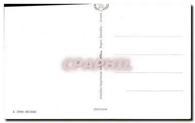 Cachoeira — Floresta e rochedos — Comblé Imprimeur, n° A 25999 000.0060 — Verso