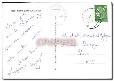 Jaskinia Najświętszej Maryi Panny z Remonot — rzeka Doubs w Entre-Roches — H.D. de Remonot — Rewers