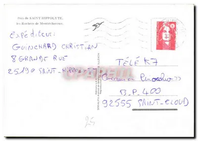 La Cioogne — Visão panorâmica — Edição SODALFA, n°25 — Verso