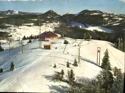 O cume e as montanhas suíças — Metabief Mont d'Or (Doubs) — Éditions J. Cellard, n° C. 296