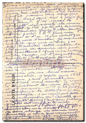 Grasse widziana z ogrodu eksotycznego — Wydawnictwo de Luxe, nr 485 — Rewers