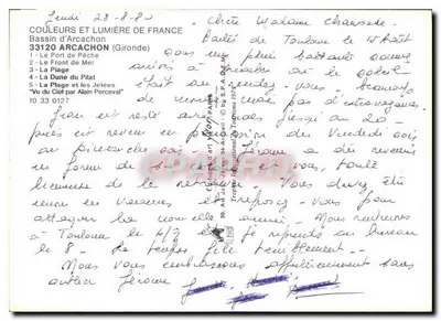 Arcachon — Widok z Nieba przez Alaina Percevala — Éditions du Tropéa — Rewers