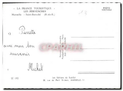 Les Pervenchés — dzielnica mieszkaniowa — Wydawnictwo Południowego Wschodu, nr 13 — Rewers