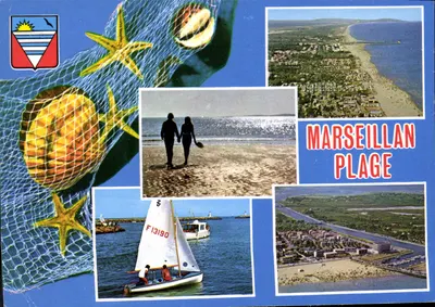 Marseillan Plage — vista aérea, praia, vela — editor 'La Cité Cachée' n°197