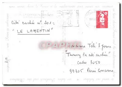 Le Camping — Ukryte miasto nr 201 — Le Lamentin — Wydawca: La Grande Motte — Rewers