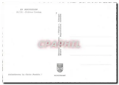 Folclore Catalão — Roussillon — Éditions Théo Jac — Verso