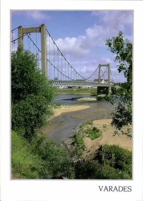 Ponte suspensa sobre a Loire — Varades — Edições Gimbaccon, n° 91C