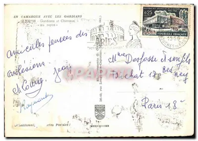 Camargue z gardianami — Établissements G. Camargue, Aries — Rewers