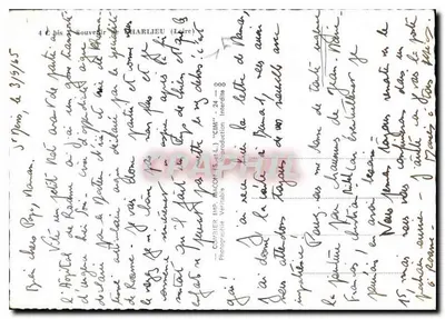Charlieu (Loire) — Pamiątka z Charlieu (Loire) — Drukarnia MACON (45, et L.) — Rewers