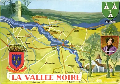 A Valle Noire — região do Bas-Berry — editor M. ROUSSSEL, n° 36