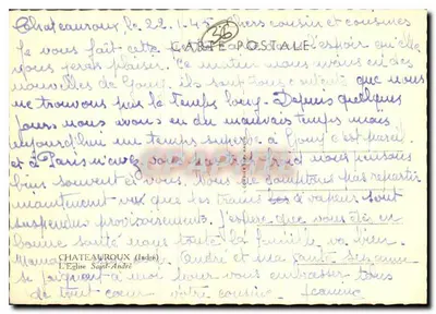 Kościół św. Andrzeja — Châteauroux (Indre) — Rewers