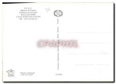 Jadalnia — Zamek Ballan-Miré — E.P.A.F. Maison de Repos — Rewers