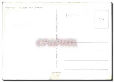 Hammamet - Tunezja — Ogólny Widok — Wydawnictwo REGUIGUI - CHAMAMAN — Rewers