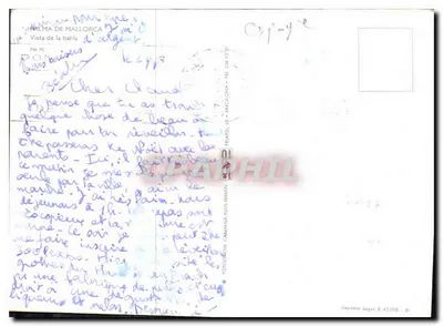 Palma de Mallorca — Widok na zatokę — Fotografia Campaña-Fuic Ferrán — Rewers