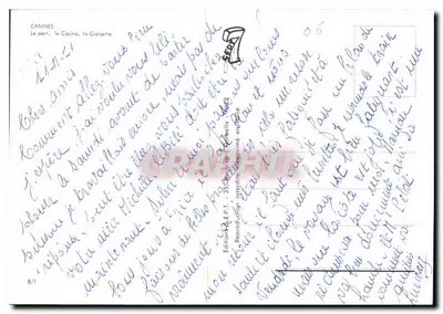 Cannes — Port, Kasyno, Croisette — Wydawnictwo E.P.T. n° 06 — Rewers