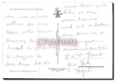 Presqu'île Guérandaise — vista panorâmica — Les Éditions du Gabier, n°26 — Verso