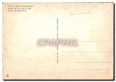Viborg — Ruiny Hald — wydawca Paravia, n° 40 718/83 — Rewers