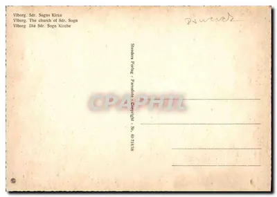 Viborg. Sdr. Sogns Kirke — Wydawca Stenders Forlag, nr 40 718/18 — Rewers