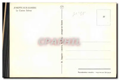 Jemeppe-sur-Sambre — El Casino Solvay — Ed. Deaponlin, Papotière — Reverso