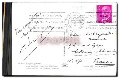 Ogród Botaniczny "Sa Forcanera" — mała bay — Wydawnictwo Pique, Barcelonie — Rewers