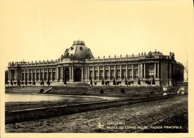 Museu do Congo Belga — Fachada principal — Tervueren, série Bruxelas, n°10