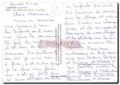 Cabourg — widok panoramiczny plaż, hoteli i ogrodów — Wydawca Emy — Rewers