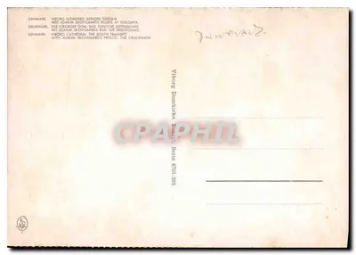 Viborg Katedra, Południowy Bok — Ukrzyżowanie przez Joakima Skovgaarda — seria 6701-398 — Rewers
