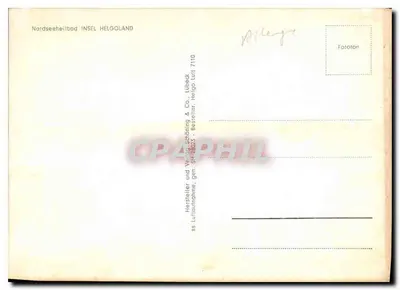 Wyspa Helgoland — widok z powietrza — Nordseeheilbad INSEL HELGOLAND, Lübeck — Rewers