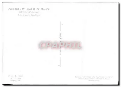 Basílica do Sagrado Coração — Lisieux (Calvados) — Éditions d'Art YVON — Verso