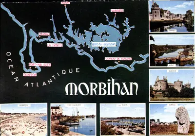 Golfe do Morbihan — Carte postale turística — Éditions Audienne