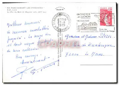 O Pic do Midi de Bigorre — altitude 2877 m — editor AS — Verso