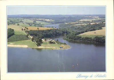 Barragem de Sidiallès — vista aérea — as edições nivernais
