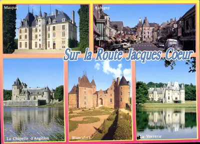 Na Rota Jacques Coeur — Maupas, Aubigny, La Chapelle d'Angillon, Blancafort, La Verrerie — Edições Cosne Siloines