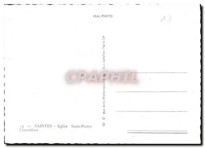 Saintes — Kościół św. Piotra — Câp — Rewers