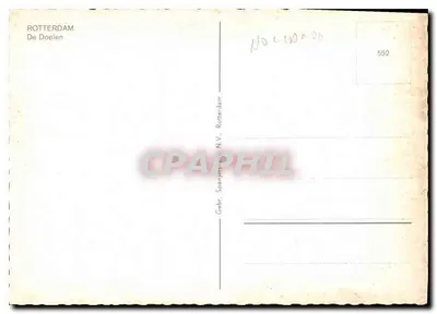 Rotterdam — Kompleks De Doelen — wydawca Gebr. Spanjers N.V. Rotterdam — Rewers
