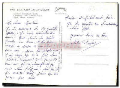 Castelli dell’Auvergne — 9 viste — Éditions du Lys — Verso