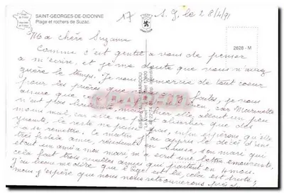 Plik Saint-Georges-de-Didonne — skały Suzac — Wydawnictwo Nautile, nr 17920 — Rewers