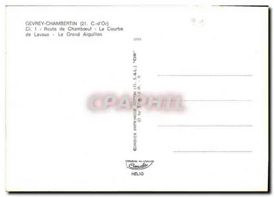 Gevrey-Chambertin — Droga do Chambœuf - La Courbe - Le Grand Aiguillon — CIM — Rewers