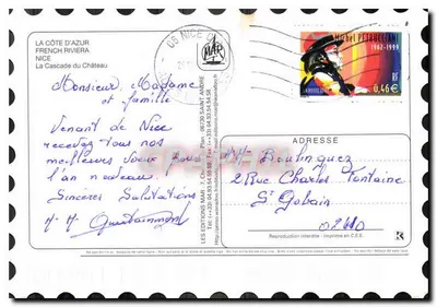 Nice — Widok Skalnej Kaskady — Wydawnictwo MAR — Rewers