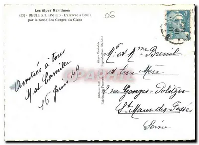 Beuill — Alpy Morskie — Wydawnictwo Léa — n°06 — Rewers