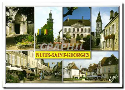 Nuits-Saint-Georges — vista panorâmica — Editor Etel