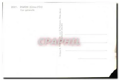 Dijon (Côte-d'Or) — Ogólny widok — Wydawnictwo E. PRO, nr 2001 — Rewers