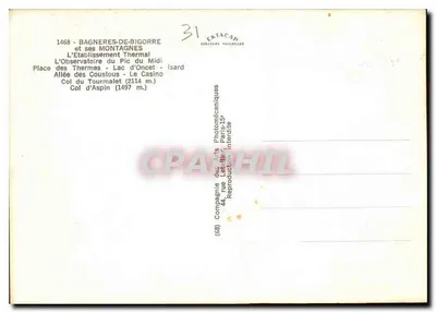 Bagnères-de-Bigorre — Montanhas e locais — Editor EKTACAP — Verso