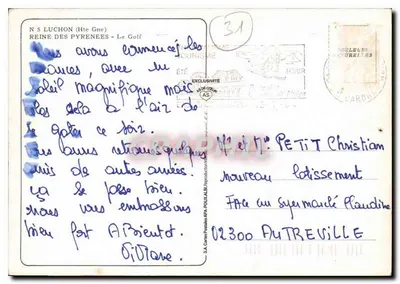 Luchon (Haute-Garonne) — O Golfe — S.A. Tourisme — Verso