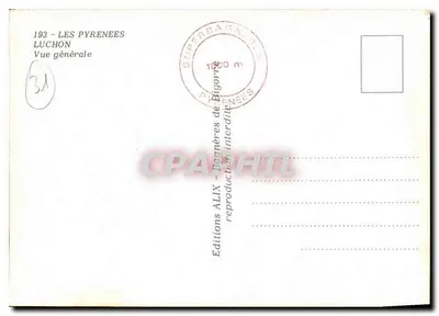 Luchon — Widok ogólny — Éditions ALIX — Rewers