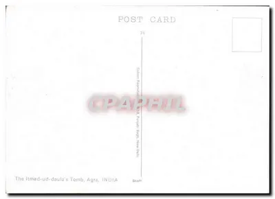 Grób Itmad-ud-daula — Agra, INDIA — nr 75 — Rewers