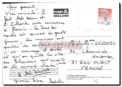 Healy Pass — Co. Kerry — Insight Cards Limited — Verso