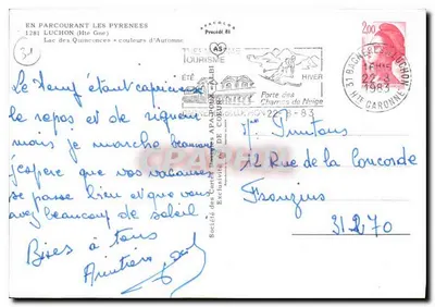 Lago dos Quinconces — Cores de Outono — AS (Société des Curiosités d'Art et de Tourisme) Processo 81 — Verso