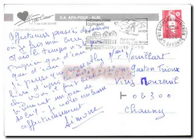 Luchon — therme en klimaatstation — S.A. APA-POUX - ALBI — Achterkant