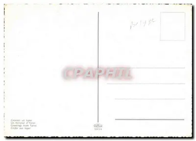 Ieper-Ypres — Ricordo — Kellert 1043/4 — Verso